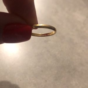 Authentic Tiffany & Co classic wedding band